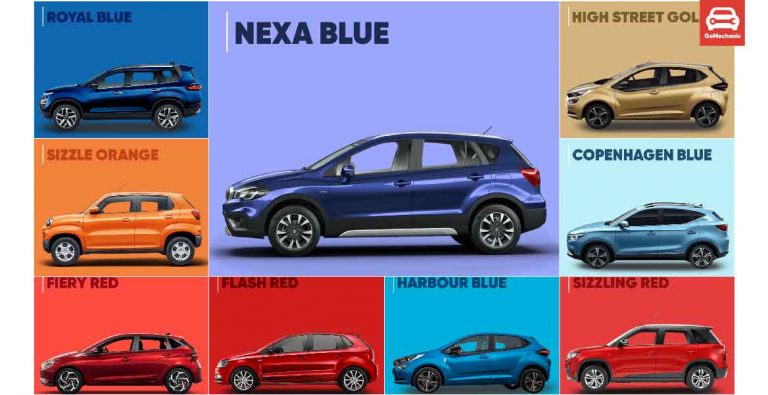 10 Cars And Their Flagship (Signature) Colours in India