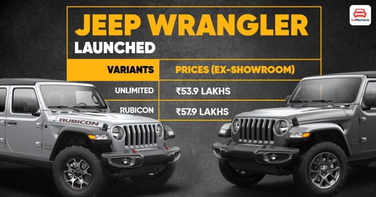 Made-in-India 2021 Jeep Wrangler Launched @ ₹53.9 Lakhs