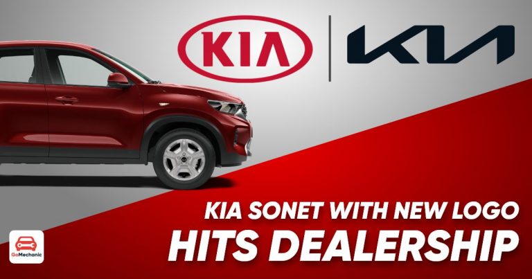 Kia Sonet with New Logo Starts Arriving at Dealerships