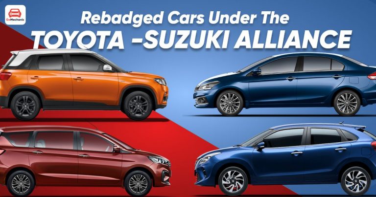 Rebadged cars under the Toyota-Suzuki Alliance : Present and future
