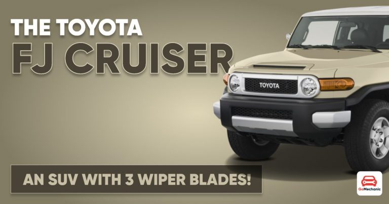 The Toyota FJ Cruiser: An SUV With 3 Wiper Blades!