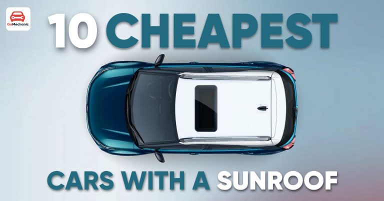 10 Cheapest Cars In India With A Sunroof Feature