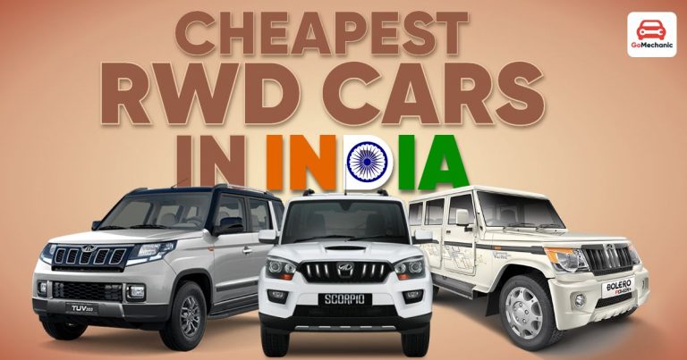 10 Cheapest Rear Wheel Drive (RWD) Cars In India
