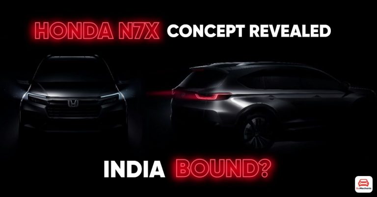 Honda N7X Concept Revealed, For India?