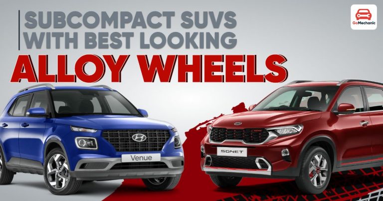 10 Subcompact SUVs In India With The Best Looking Alloy Wheels!