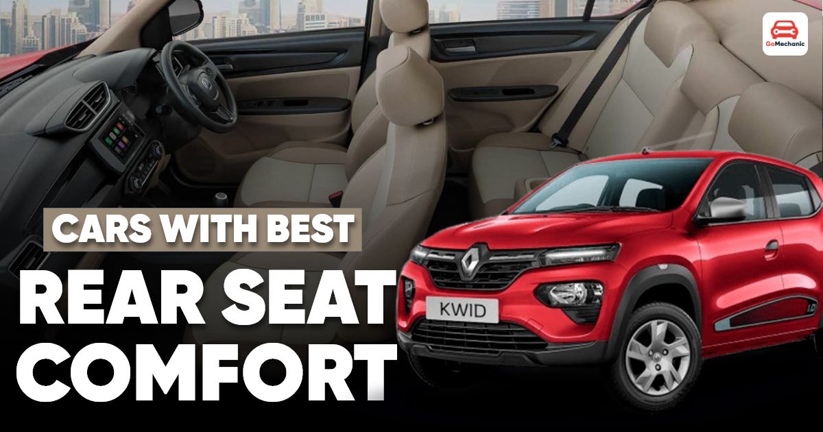 Best rear shop seat comfort car