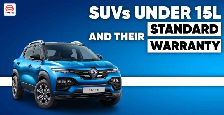 10 SUVs Under 15 Lakhs And Their Standard Warranty Package