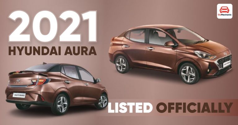 2021 Hyundai Aura Listed On Official Website Ahead of Launch