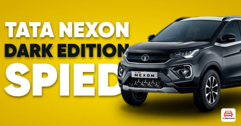 Tata Nexon Dark Edition Spied at Dealership, Launch Soon