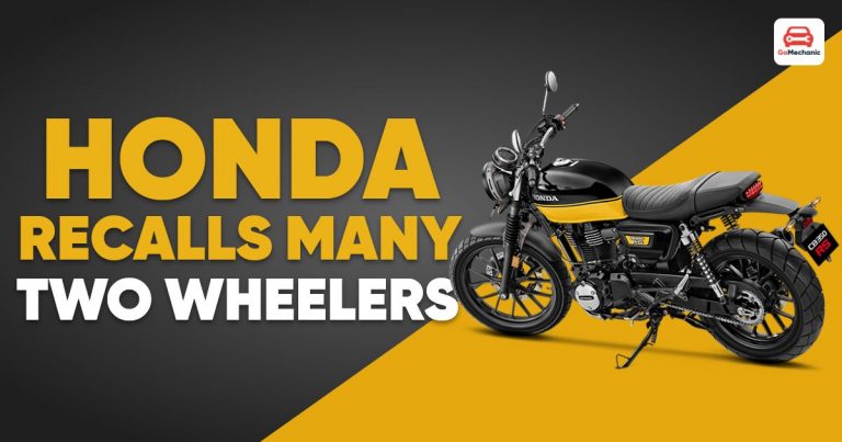 Honda Two-Wheeler Recalls Almost Its Entire Line-Up