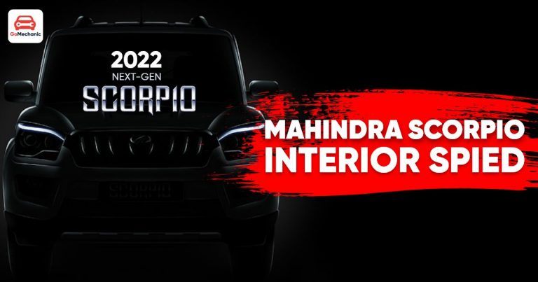 2022 Mahindra Scorpio Dual-Tone Interior Spied Ahead Of Launch