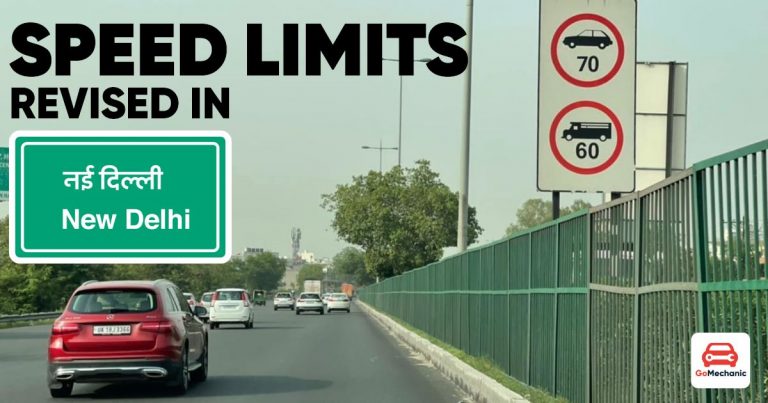 Speed Limit Norms Revised in Delhi