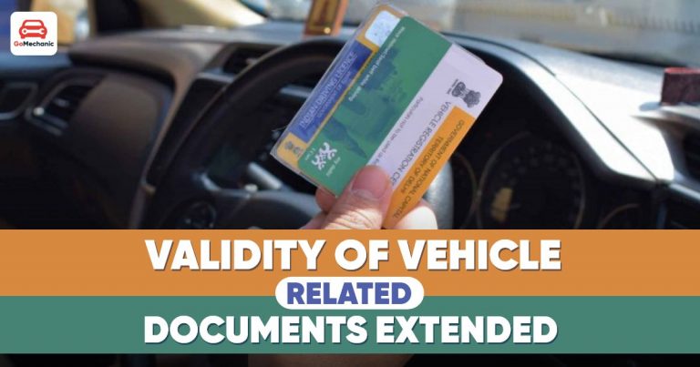 Validity of Vehicle Related Documents Extended Till September 30th