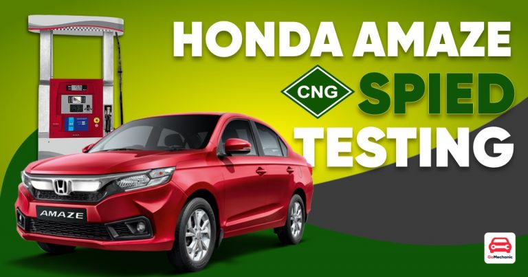 2021 Honda Amaze CNG Spied