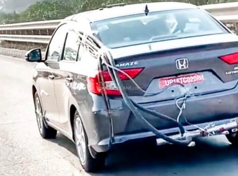 2021 Honda Amaze CNG Spied