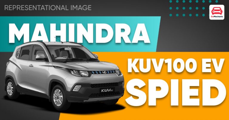 Production Spec KUV100 EV Spied Ahead Of Year End Launch