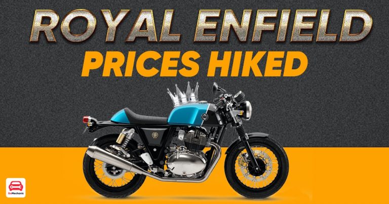 Royal Enfield Prices Hiked Yet Again