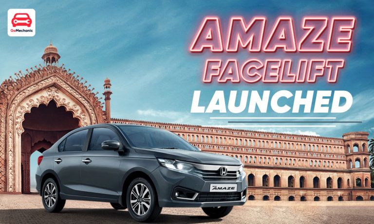 2021 Honda Amaze Facelift Launched At ₹7.16 Lakhs!