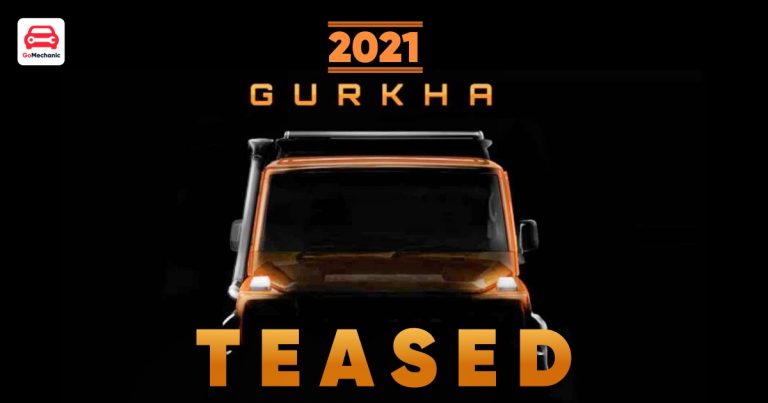 2021 Force Gurkha Teased | Launch on 15th September!