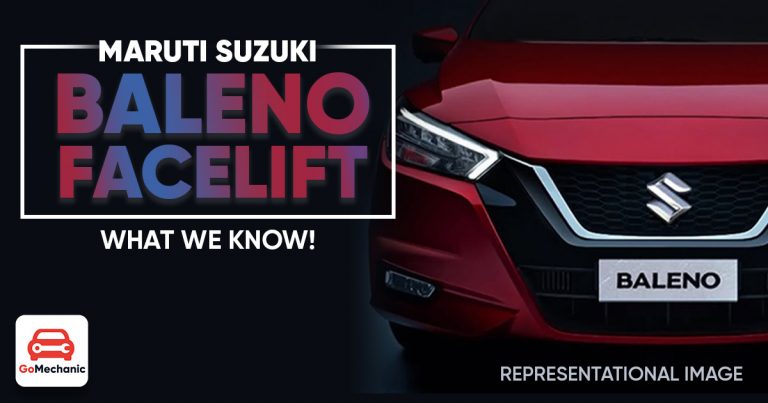 2022 Maruti Suzuki Baleno Facelift, This Is What We Know So Far