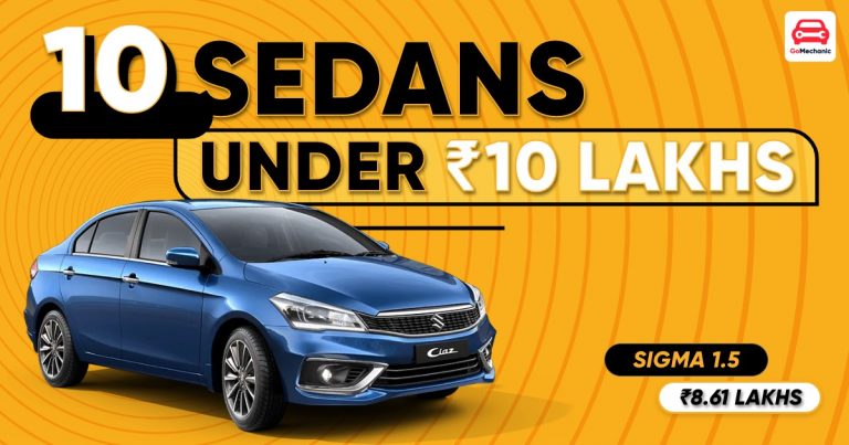 10 Sedans You Can Buy For Under 10 Lakh