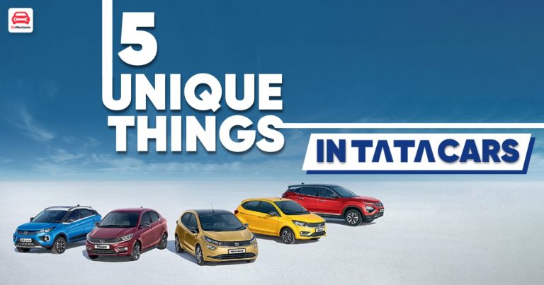 5 Unique Things You Will Only Find In Cars Built By Tata Motors