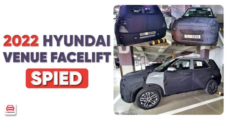 2022 Hyundai Venue Facelift Spied Testing!