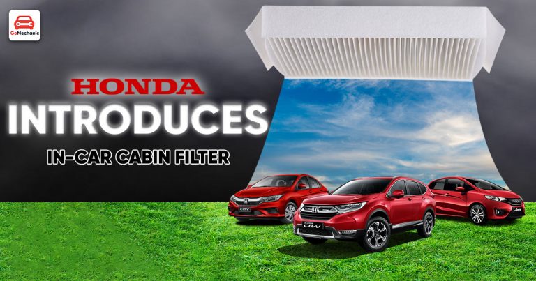 Honda Introduces In-Car Cabin Filter Across All Models