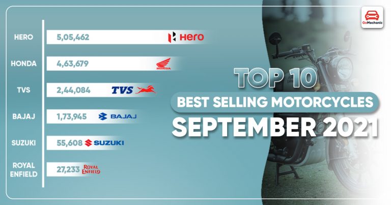 Best-Selling Motorcycles in September 2021