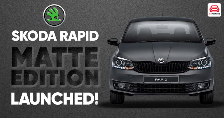 Skoda Rapid Matte Edition Launched @ Rs.11.99 lacs