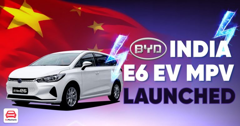 BYD India e6 EV MPV Launched In India At Rs 29.15 Lakh