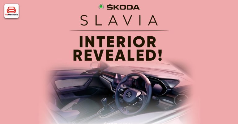 2022 Skoda Slavia Official Interior Design Sketch Revealed