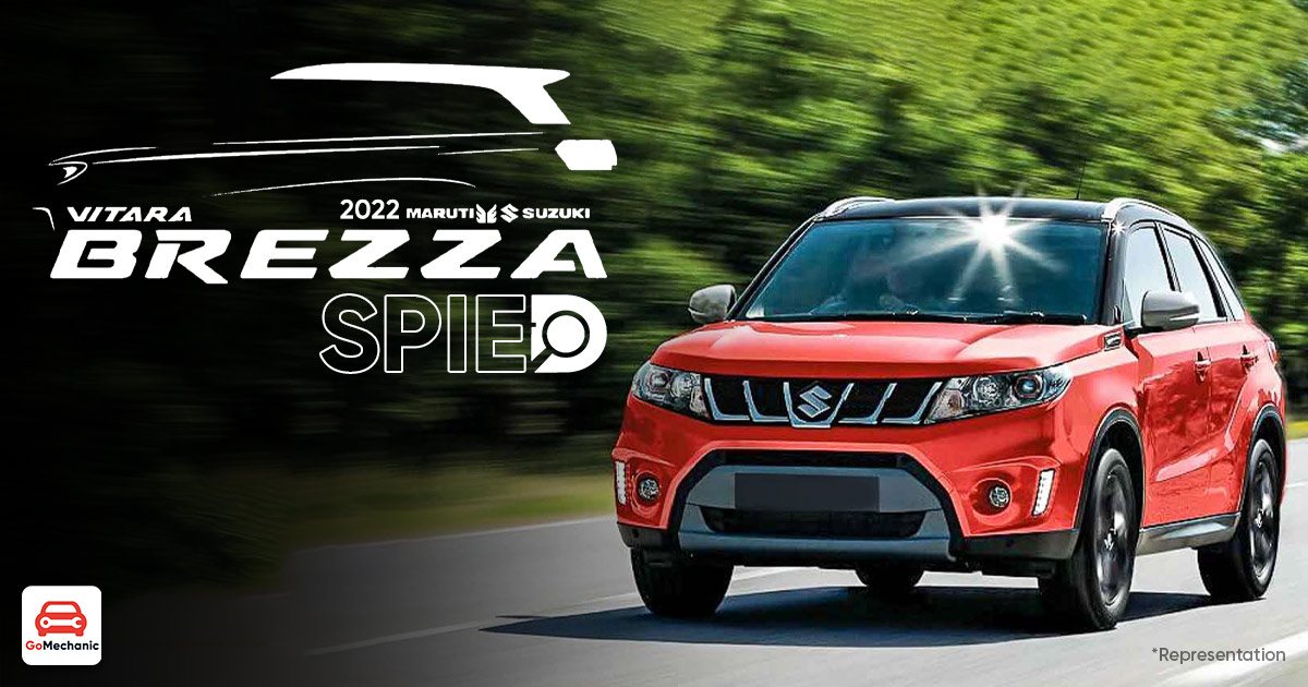 2022 Maruti Suzuki Vitara Brezza interiors revealed in new spy