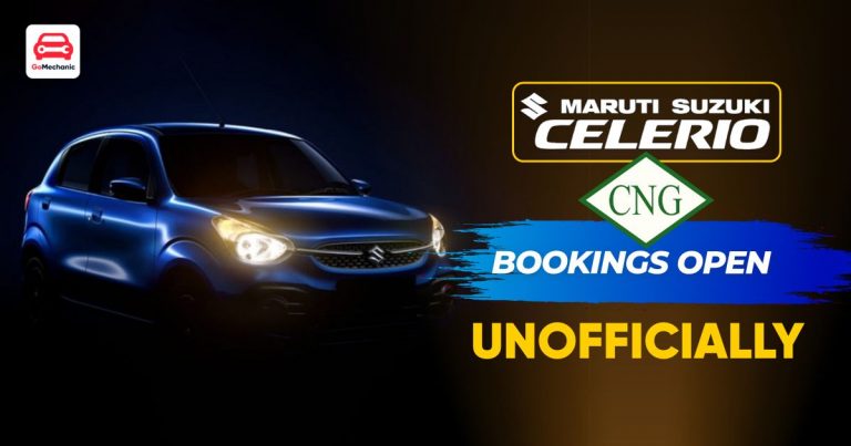Maruti Celerio CNG Booking Open!