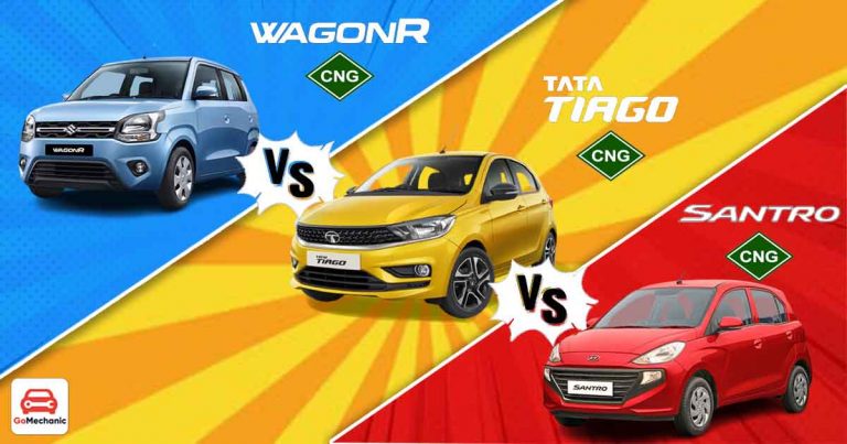 Tiago CNG vs WagonR CNG vs Santro CNG