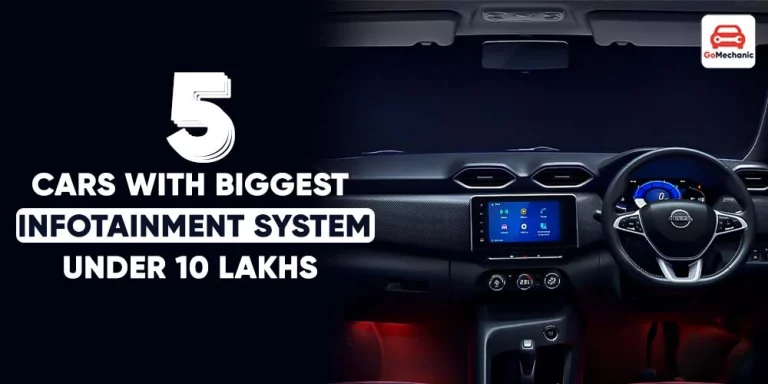 5 Cars Under 10 Lakhs With The Biggest Touchscreen Infotainment System