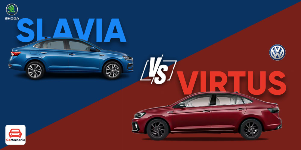Volkswagen Virtus vs Skoda Slavia Comparison In Hindi [Video]