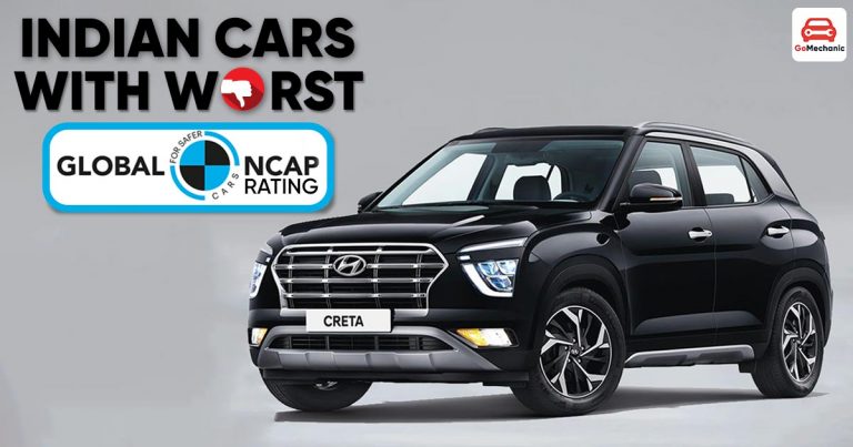10 Indian Cars With Unexpectedly Worse Global NCAP Rating