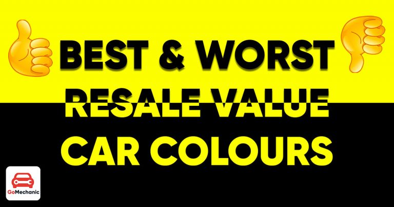 Car Color With The Best And The Worst Resale Value In India