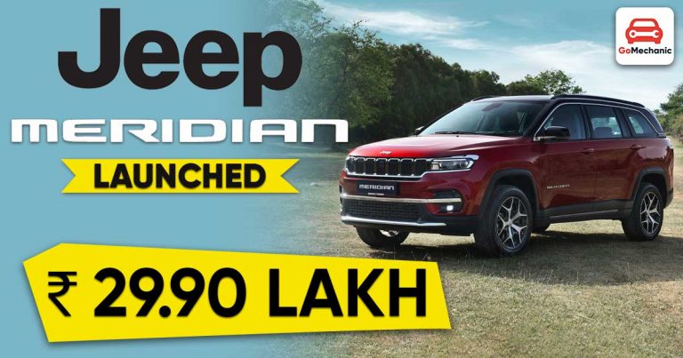 Jeep Meridian Launched At Rs. 29.90 Lakhs!
