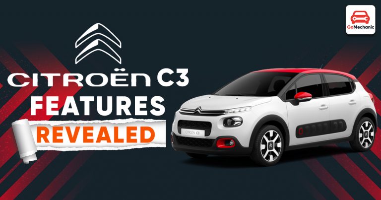 Upcoming Citroen C3 Variant-Wise Features Revealed