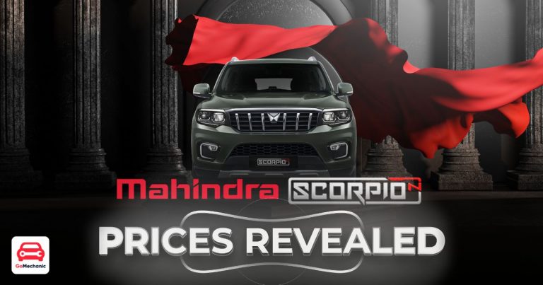 Mahindra Scorpio N Variant Wise Price Revealed
