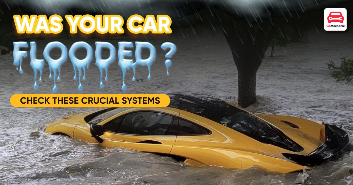 how to check flooded car