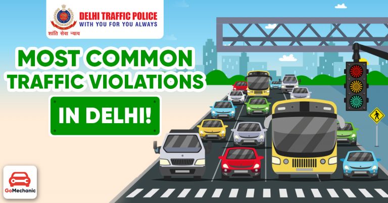Most Common Traffic Violations In Delhi!