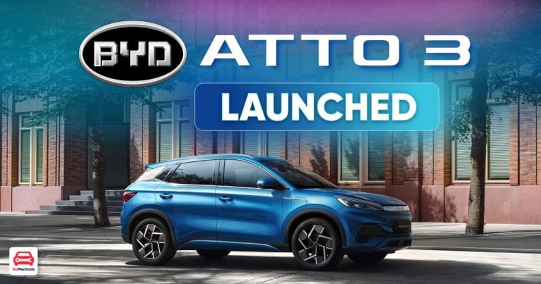 BYD Atto 3 Launched in India at ₹33.9 Lakhs!