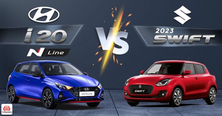 2023 Maruti Suzuki Swift vs Hyundai i20 N-Line | Compared!