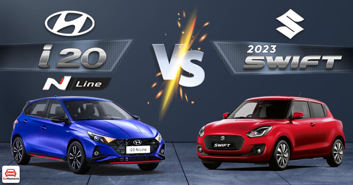 2023 Maruti Suzuki Swift vs Hyundai i20 N-Line