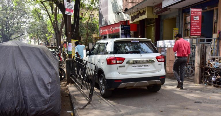 Parking on Footpath might land you in JAIL -Bengaluru Police Commissioner