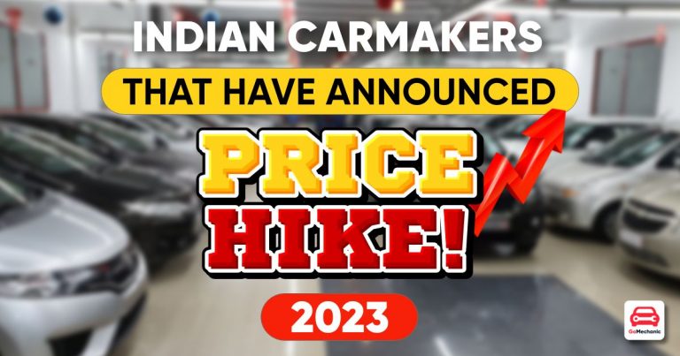 Here Are The Upcoming Car Price Hikes In India 2023