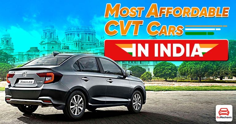 4 Most Affordable CVT Cars In India